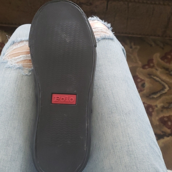 New in box polo ralph lauren camo sneakers 7 - Picture 3 of 3